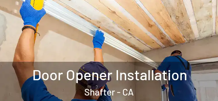  Door Opener Installation Shafter - CA